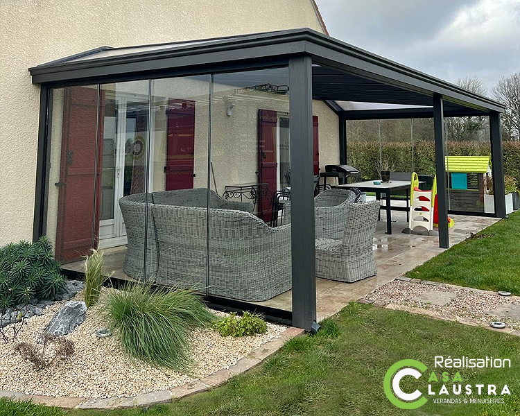 Pergolas bioclimatiques à Auchy-la-montagne (Oise)